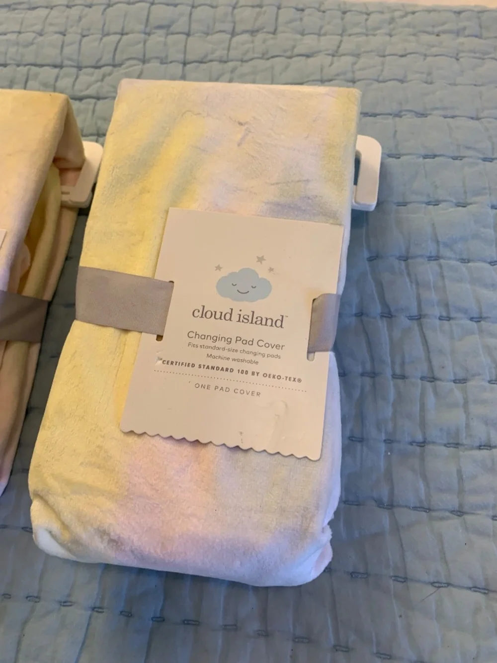 Set of 2 Cloud Island Changing Pad Covers NWT